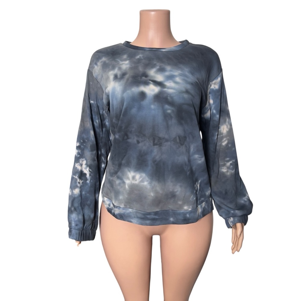 239/ HEAVYWEIGHT Blue Tie-Dye sweatshirt